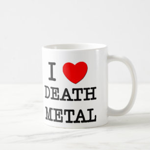 I Love Death Metal Coffee Mug