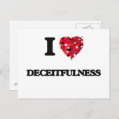 I love Deceitfulness Postcard (Front/Back)