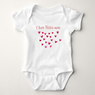 I love Dedo - I love Baba more Baby Bodysuit