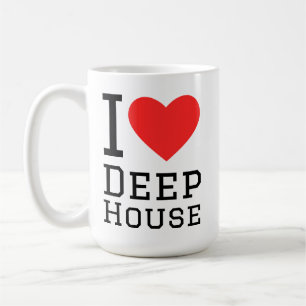 I love deep house coffee mug