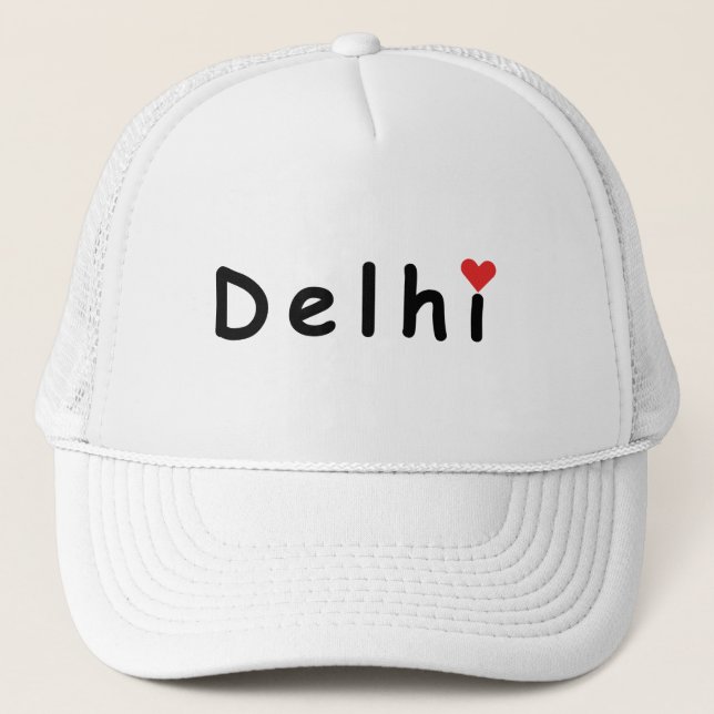 I love Delhi India Trucker Hat (Front)