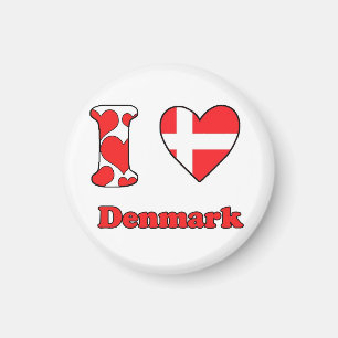 I love Denmark magnet
