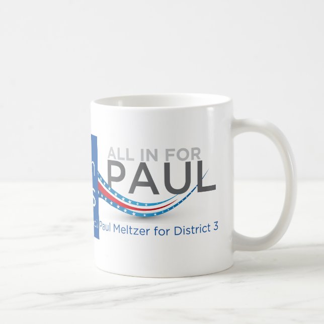 I love Denton - All In for Paul Coffee Mug (Right)