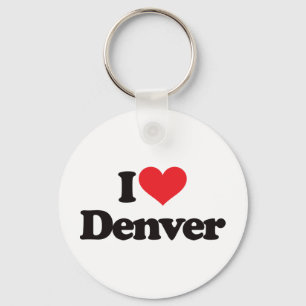 I Love Denver Keychain