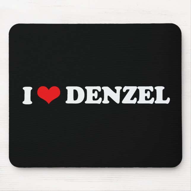I LOVE DENZEL MOUSE PAD (Front)