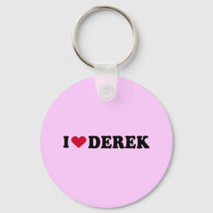 I LOVE DEREK KEYCHAIN
