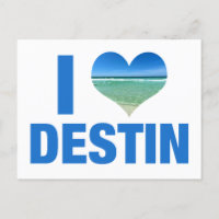 I Love Destin Florida Cute Beach