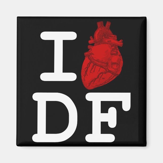 I Love DF Magnet (Front)