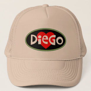 I Love DIEGO Trucker Hat