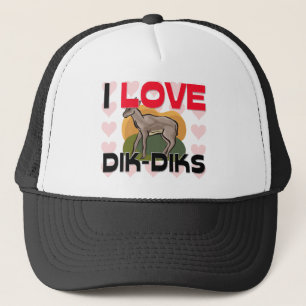 I Love Dik-Diks Trucker Hat