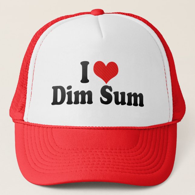 I Love Dim Sum Trucker Hat (Front)