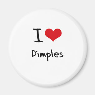 I Love Dimples Magnet