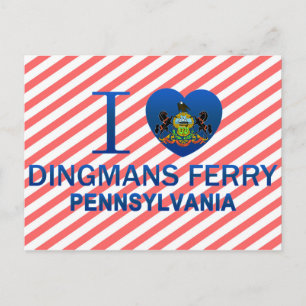 I Love Dingmans Ferry, PA Postcard