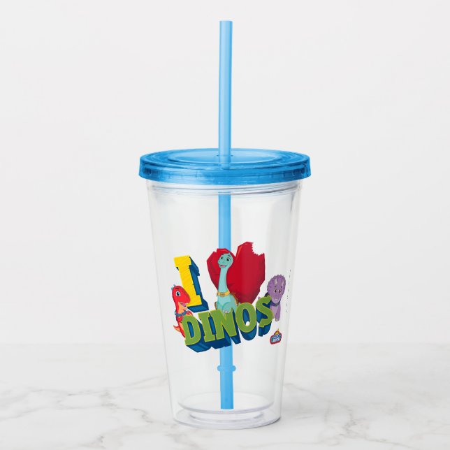 I Love Dinos | Dino Ranch Acrylic Tumbler (Front)