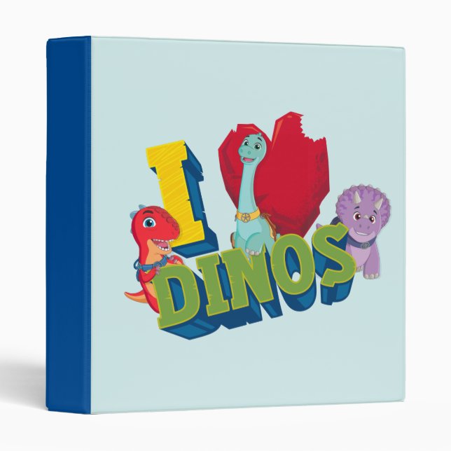 I Love Dinos | Dino Ranch Binder (Front/Spine)