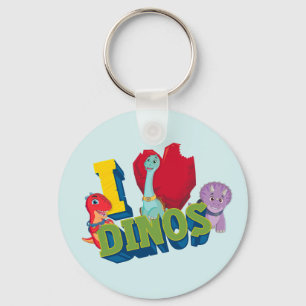 I Love Dinos   Dino Ranch Keychain