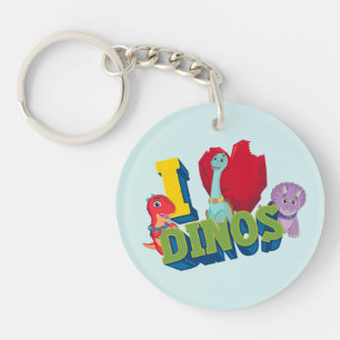 I Love Dinos   Dino Ranch Keychain