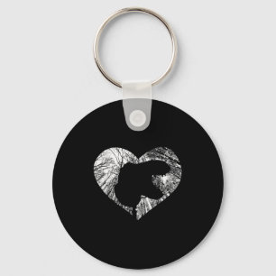 I Love Dinosaur Heart Valentines Day Cute T Rex  Keychain