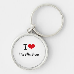 I Love Distillation Keychain
