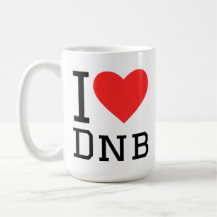 I love dnb coffee mug