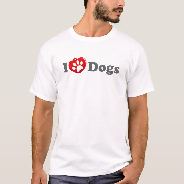i love dog T-Shirt (Front)