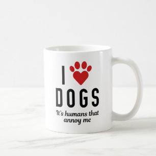 I Love Dogs Coffee Mug