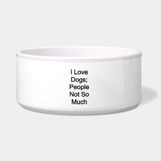 I love dogs, people not so much