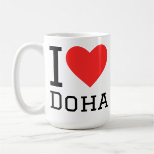 I love Doha Coffee Mug