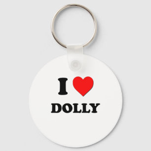I Love Dolly Keychain