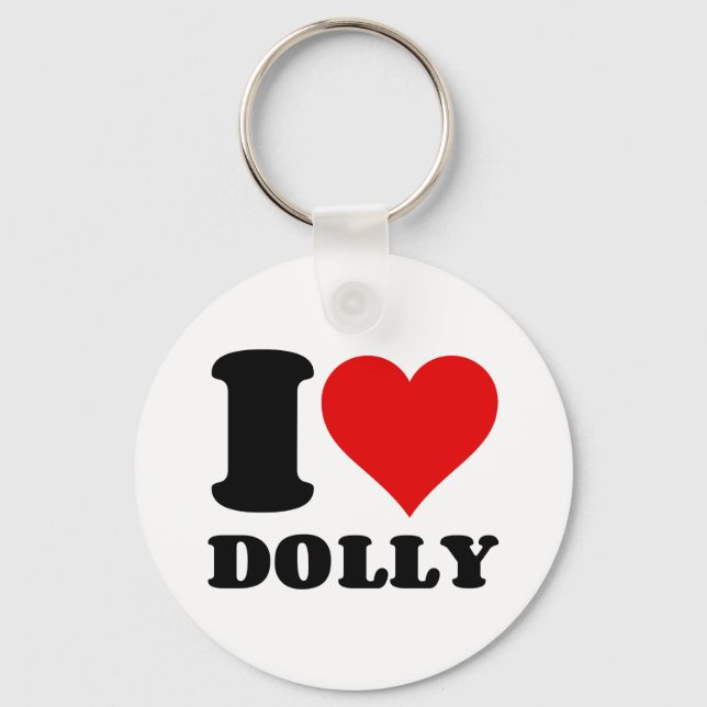 I LOVE DOLLY KEYCHAIN (Front)