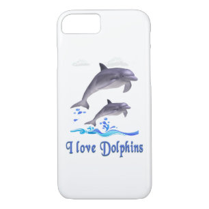 I love Dolphins Case-Mate iPhone Case