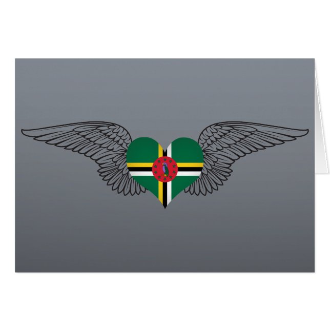 I Love Dominica -wings (Front Horizontal)