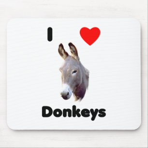 I love donkeys Mousepad