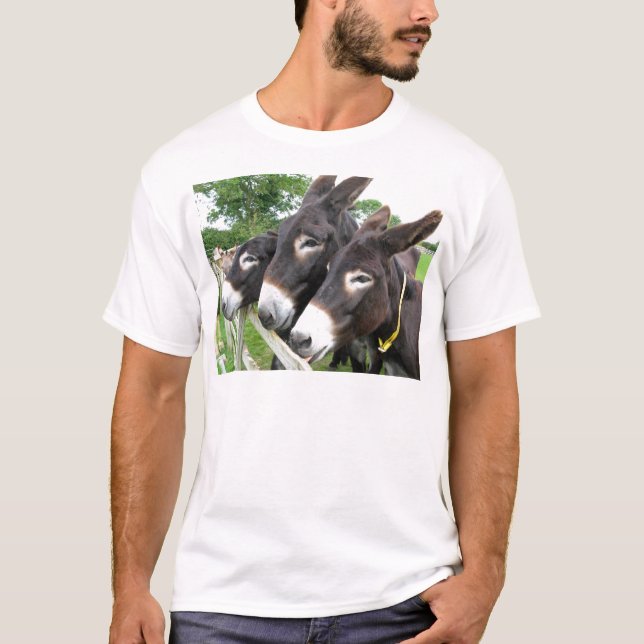 I Love Donkeys! T-Shirt (Front)