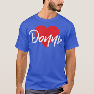I Love Donnie Prénom Tshirt I Heart Donnie Nam