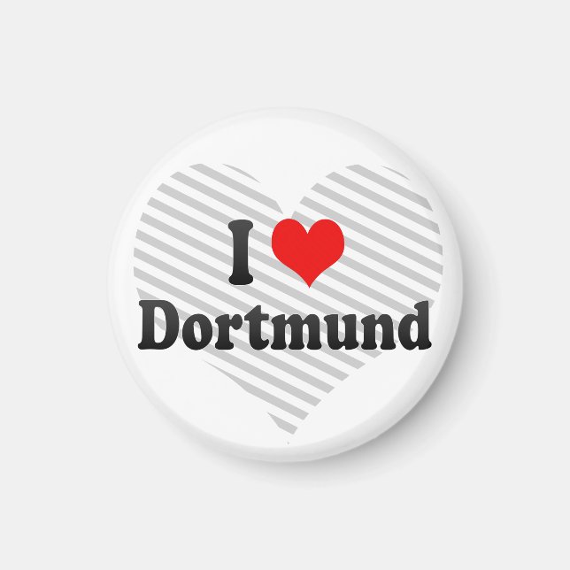 I Love Dortmund, Germany Magnet (Front)