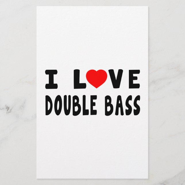 I Love Double bass (Front)