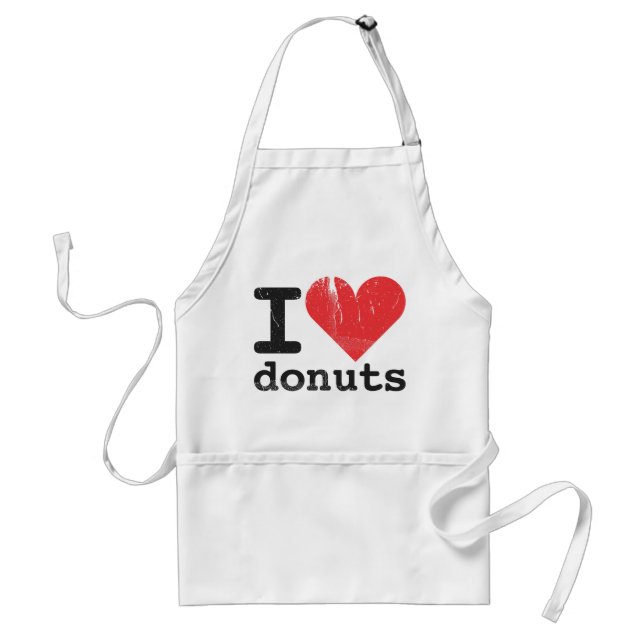 I love doughnuts Apron (Front)
