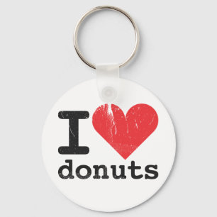 I love doughnuts Keychain