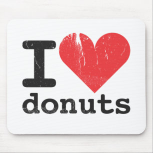 I love doughnuts Mousepad