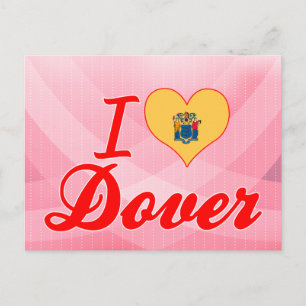 I Love Dover, New Jersey Postcard