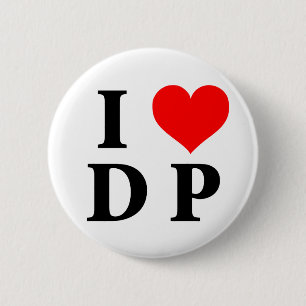 I Love DP 2 Inch Round Button