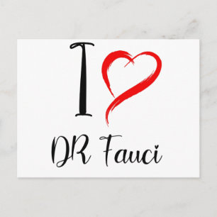 i love dr fauci, dr anthony fauci postcard