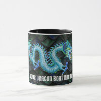 I love Dragon Boat Racing Blue Dragon