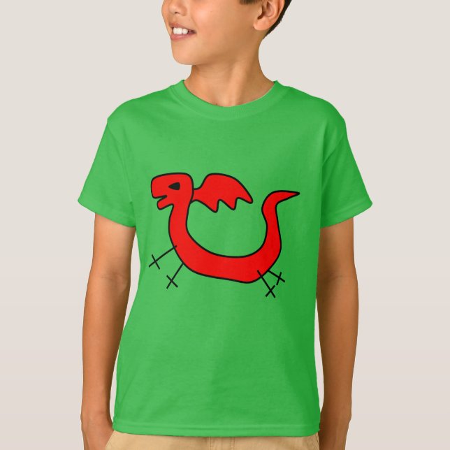 I Love Dragons! Children's Tee (Front)