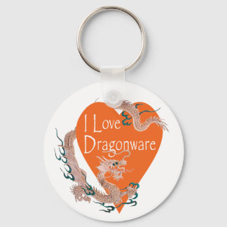 I Love Dragonware Keychain