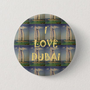 I Love Dubai 2 Inch Round Button