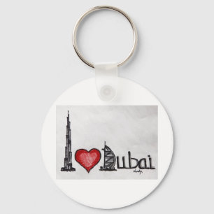 I Love Dubai Keychain