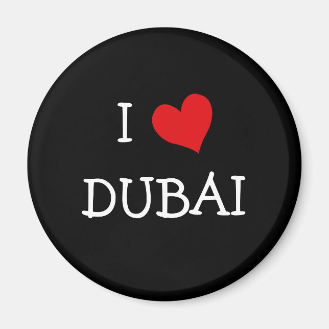 I Love DUBAI Magnet (Front)