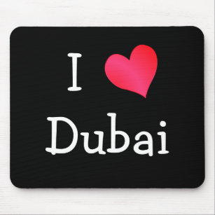 I Love Dubai Mouse Pad